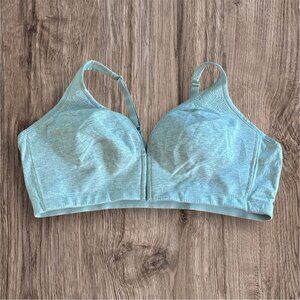 Catherines Black Heathered Gray Plus Size Solid No Wire No Pad Bra 52C NWOT